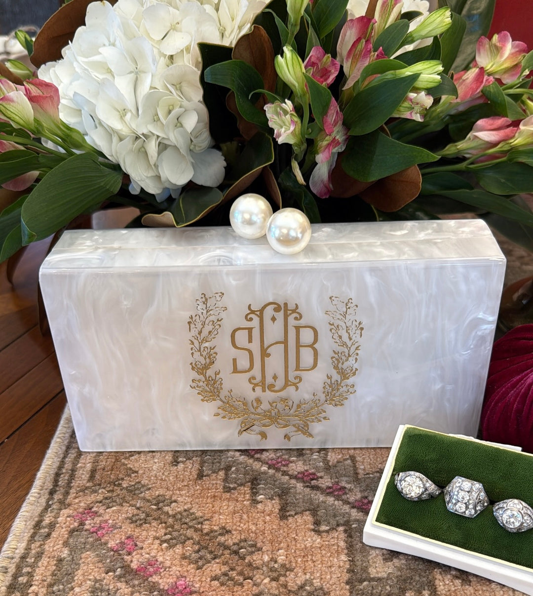 QUICKSHIP: Engraved Personalized Handbag