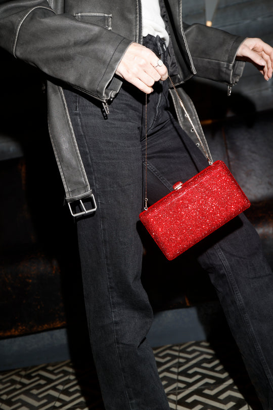 The Red Carpet Crystal Clutch