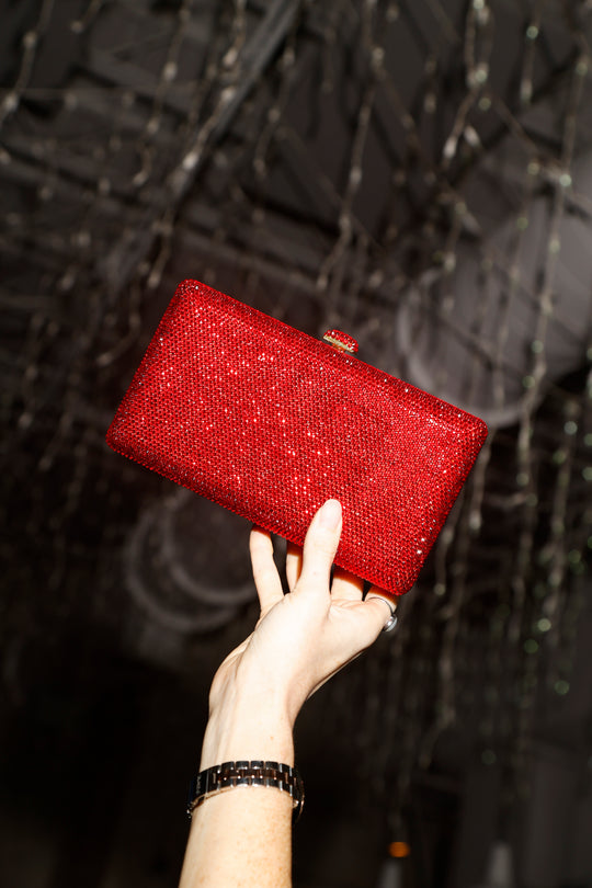 The Red Carpet Crystal Clutch