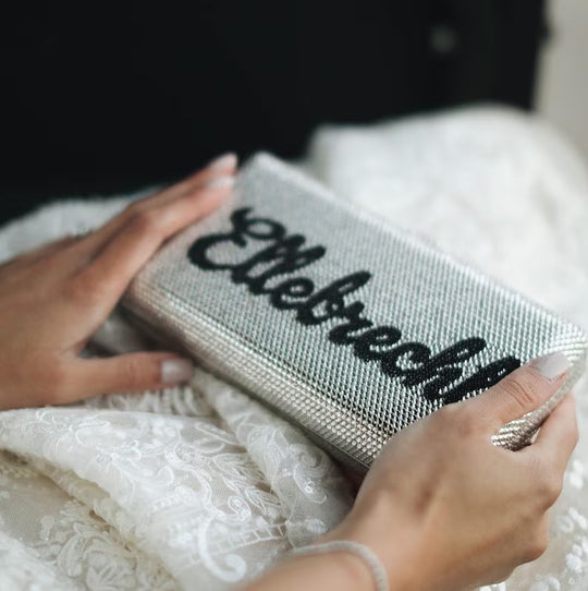 Personalized Embellished Name Handbag