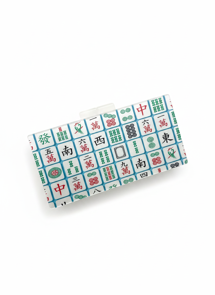 PREORDER: Mahjong Acrylic Handbag