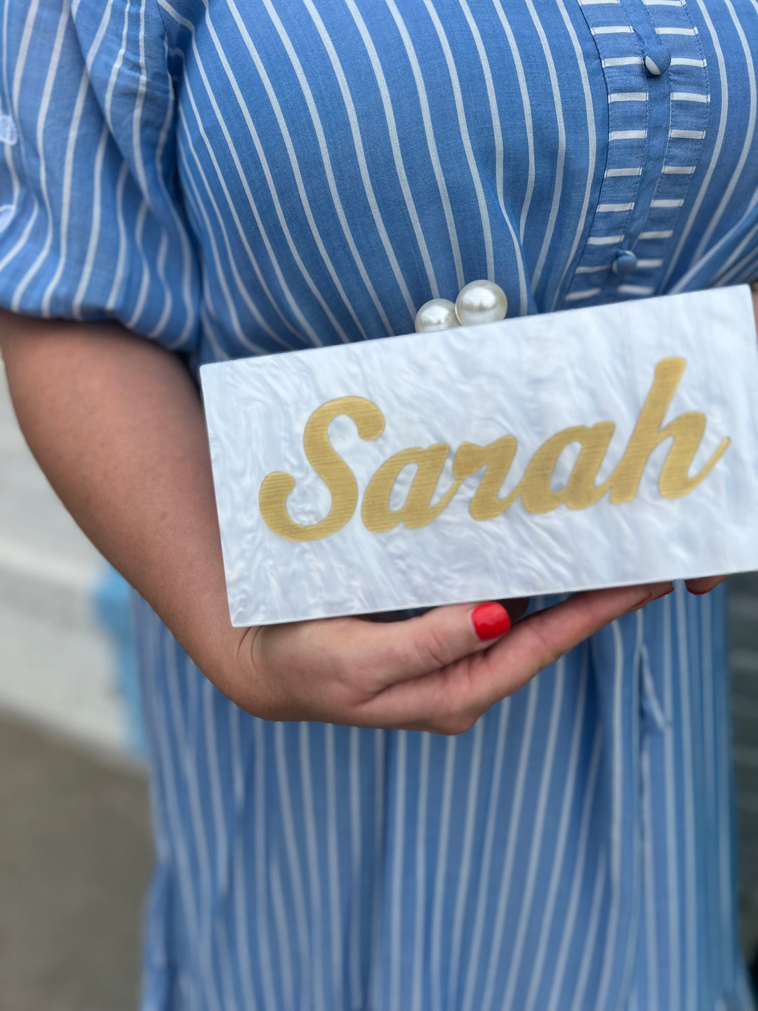 QUICKSHIP: Engraved Personalized Handbag