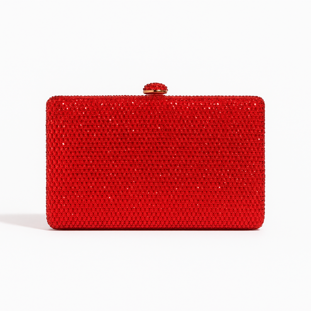 The Red Carpet Crystal Clutch