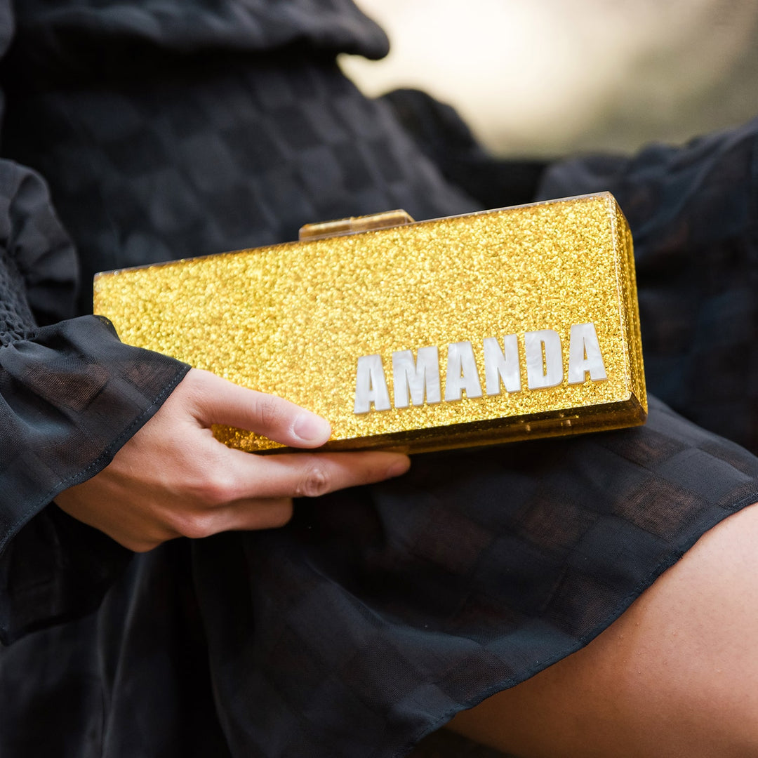 Personalized Rectangular Name Handbag