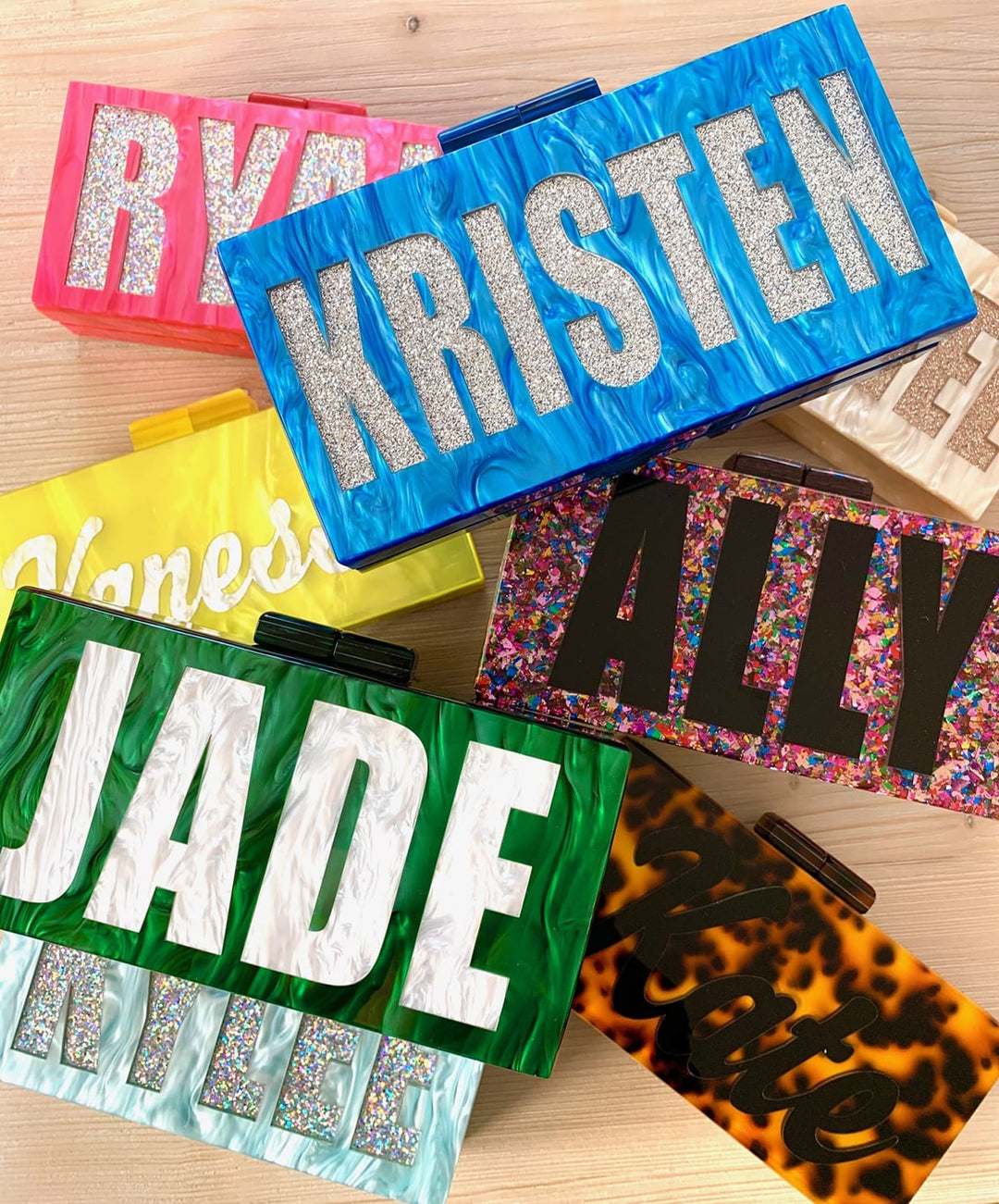 Stylish Personalized Name Handbag for Weddings and Special Events