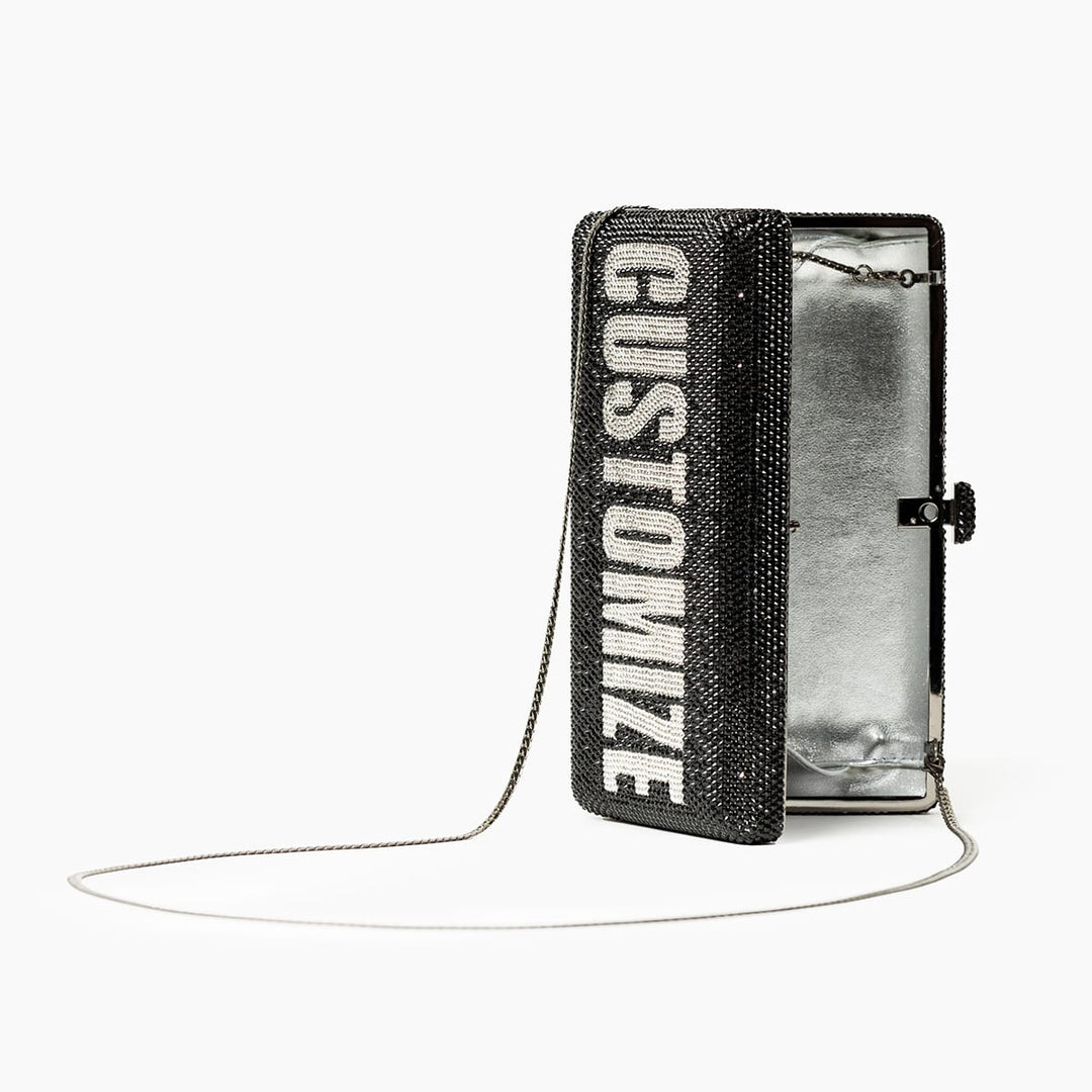 Personalized Embellished Crystal Name Handbag