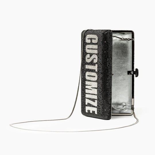 Personalized Embellished Crystal Name Handbag